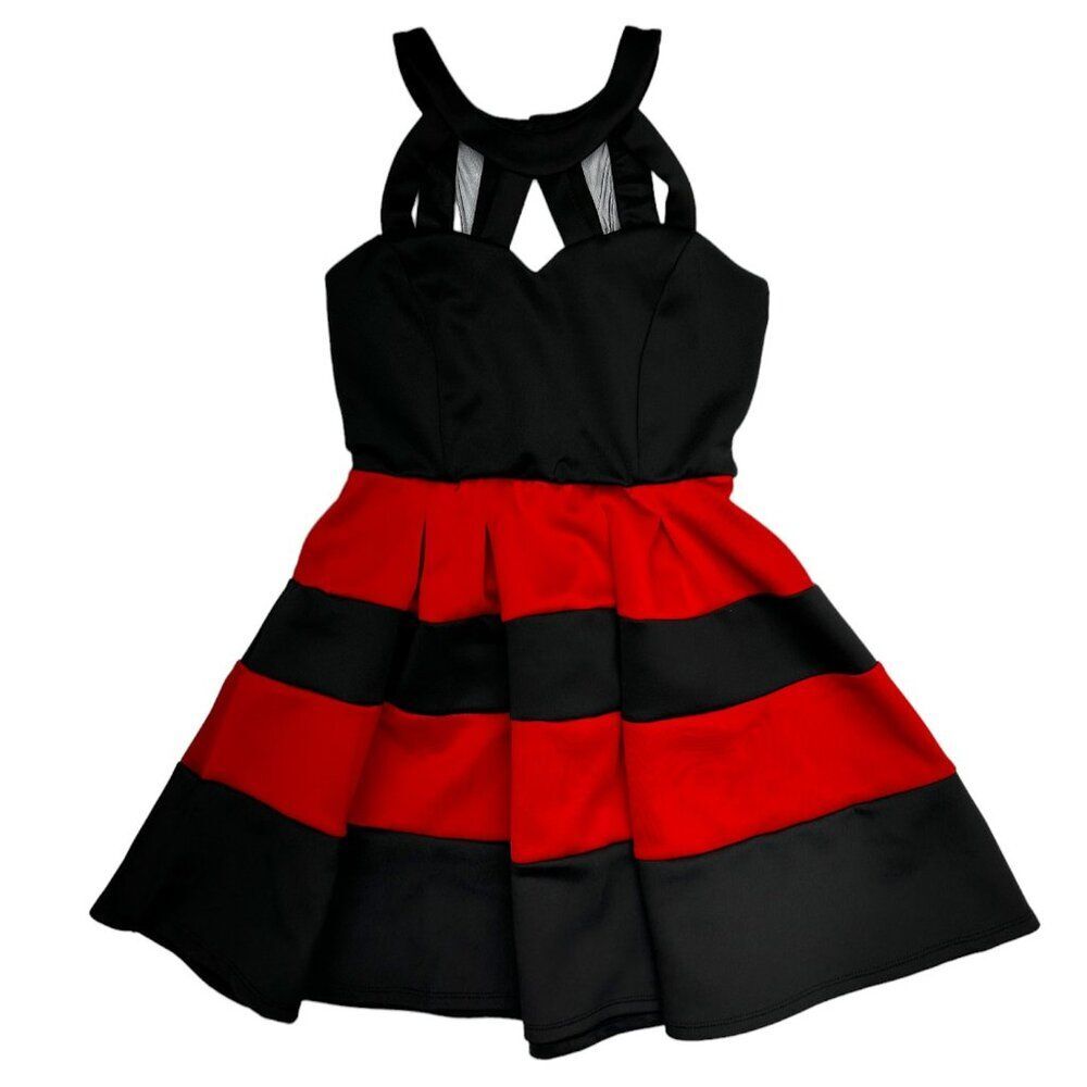 Midnight Doll Sleeveless Mini Dress (9)